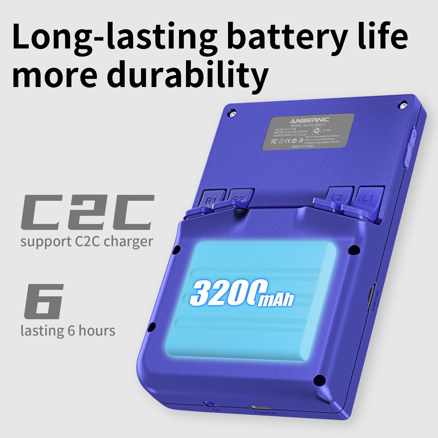 Anbernic RG40XX V Handheld Game Console 【35 Emulators & Over 20K Games Pre-installed】