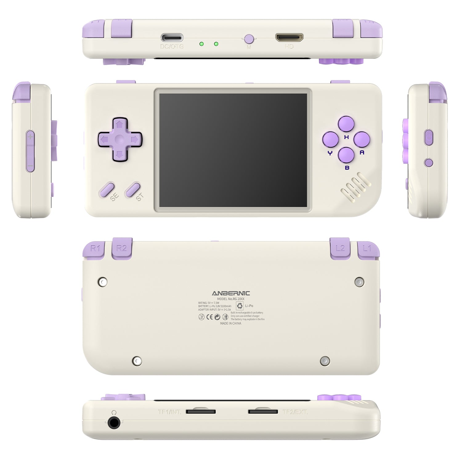 Anbernic RG28XX Handheld Game Console 【35 Emulators & Over 20K Games Pre-installed】