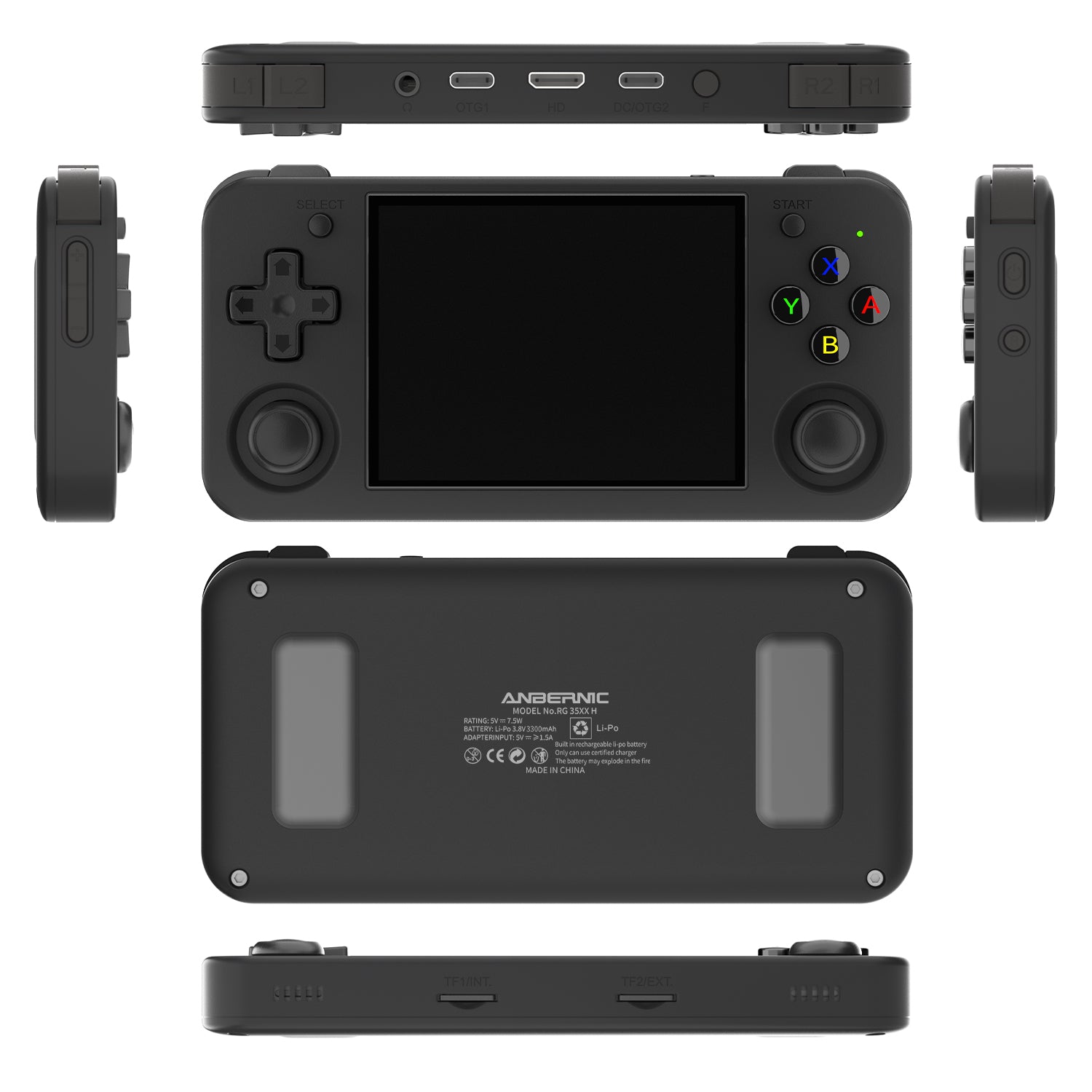 Anbernic RG35XX H Handheld Game Console 【35 Emulators & Over 18K Games Pre-installed】
