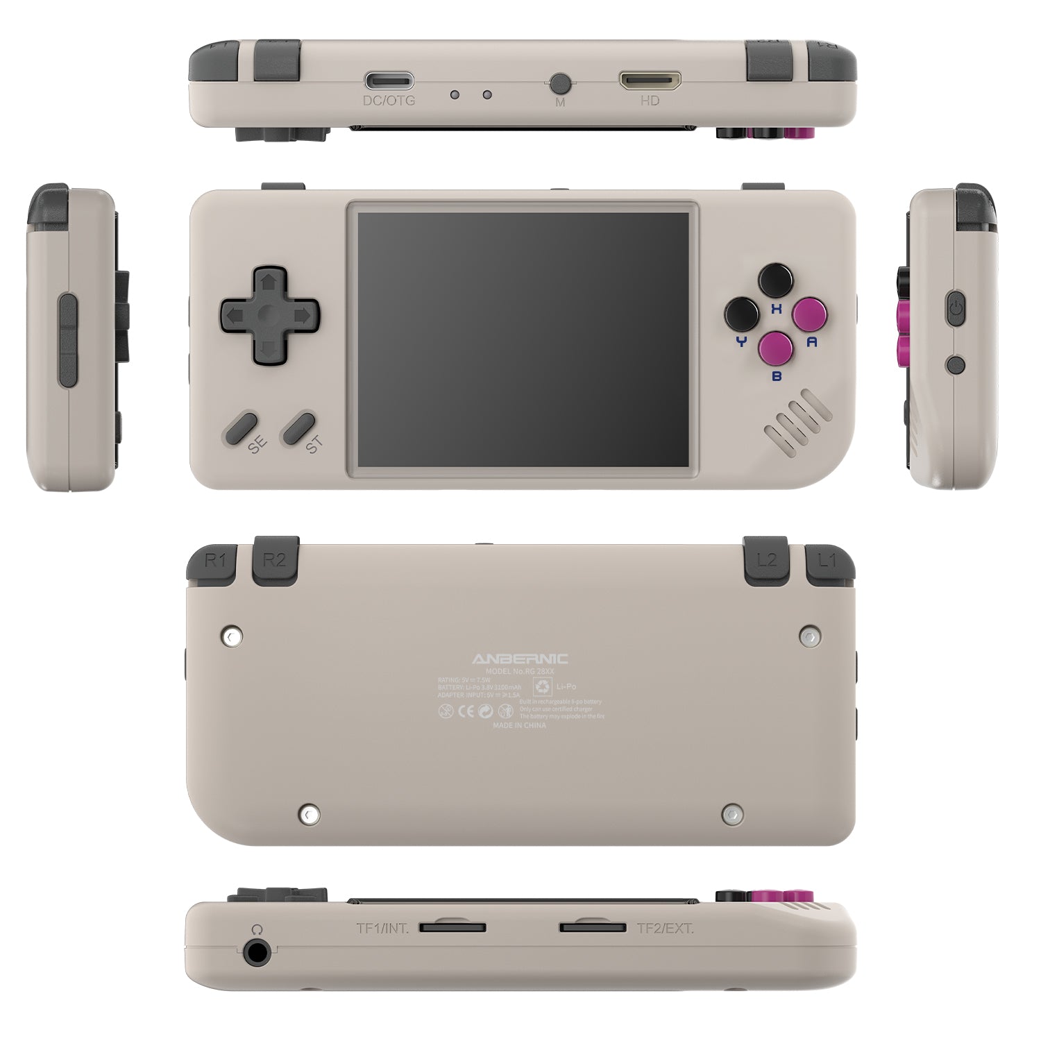 Anbernic RG28XX Handheld Game Console 【35 Emulators & Over 20K Games Pre-installed】