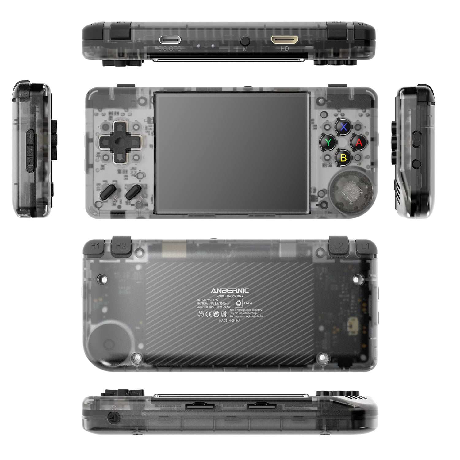 Anbernic RG28XX Handheld Game Console 【35 Emulators & Over 20K Games Pre-installed】