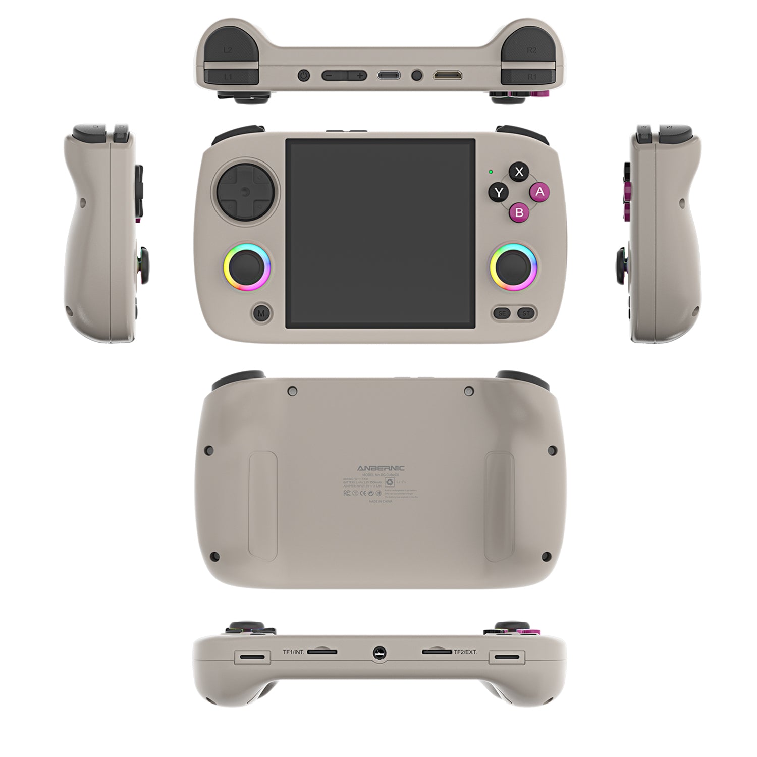 Anbernic RGCube XX Handheld Game Console 【35 Emulators & Over 20K Games Pre-installed】