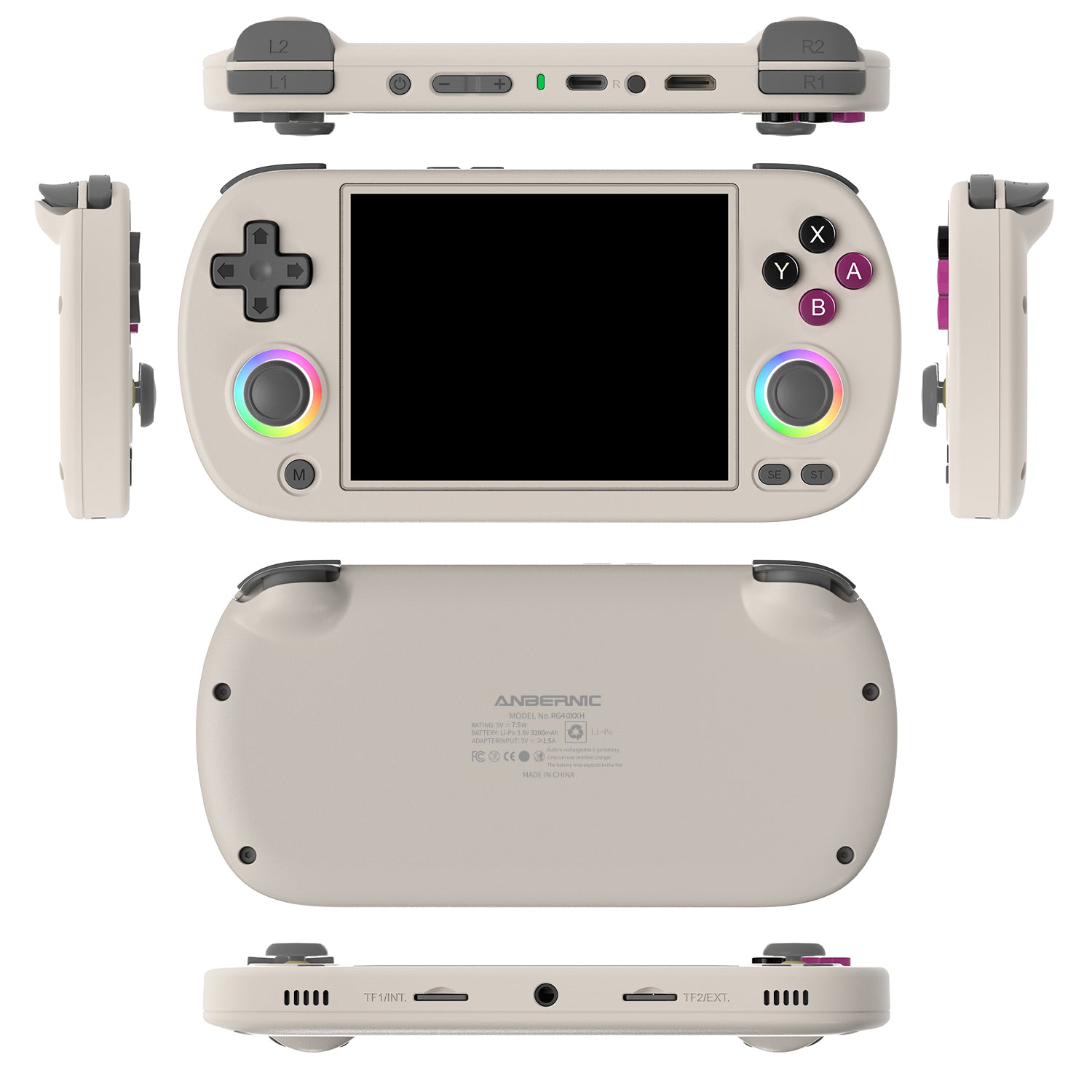 Anbernic RG40XX H Handheld Game Console 【35 Emulators & Over 20K Games Pre-installed】