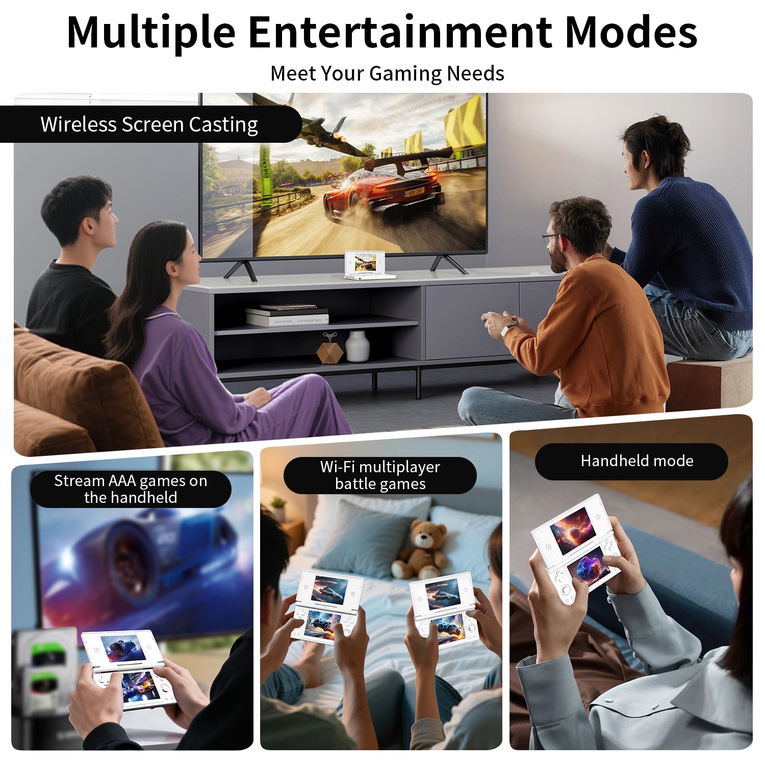 Anbernic RG DS 【Dual Screen】Handheld Game Console