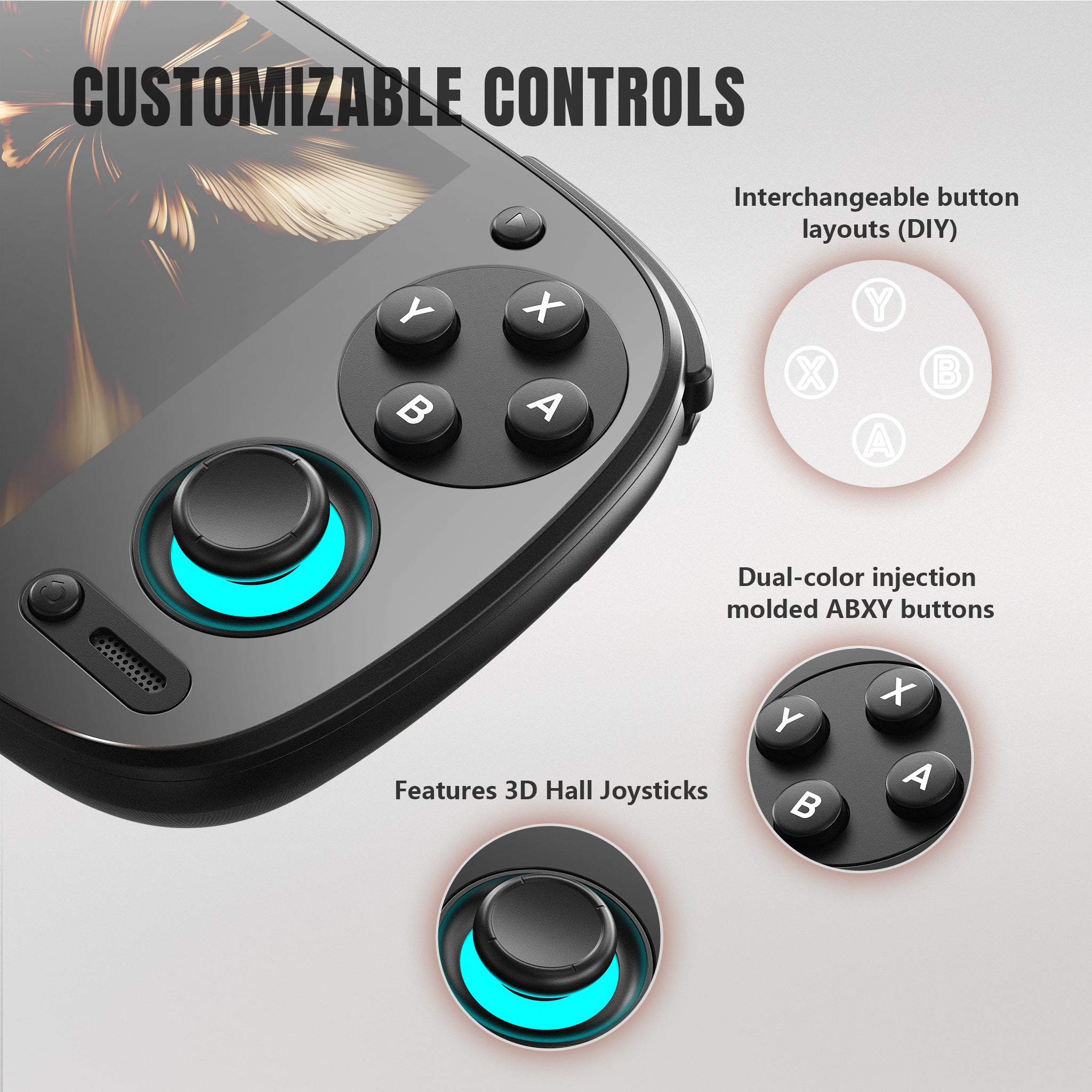 Retroid Pockect 5 Handheld【Pre-configured】Retro Game Console SD865 (34 Emulators / 25K+ Games Pre-installed)