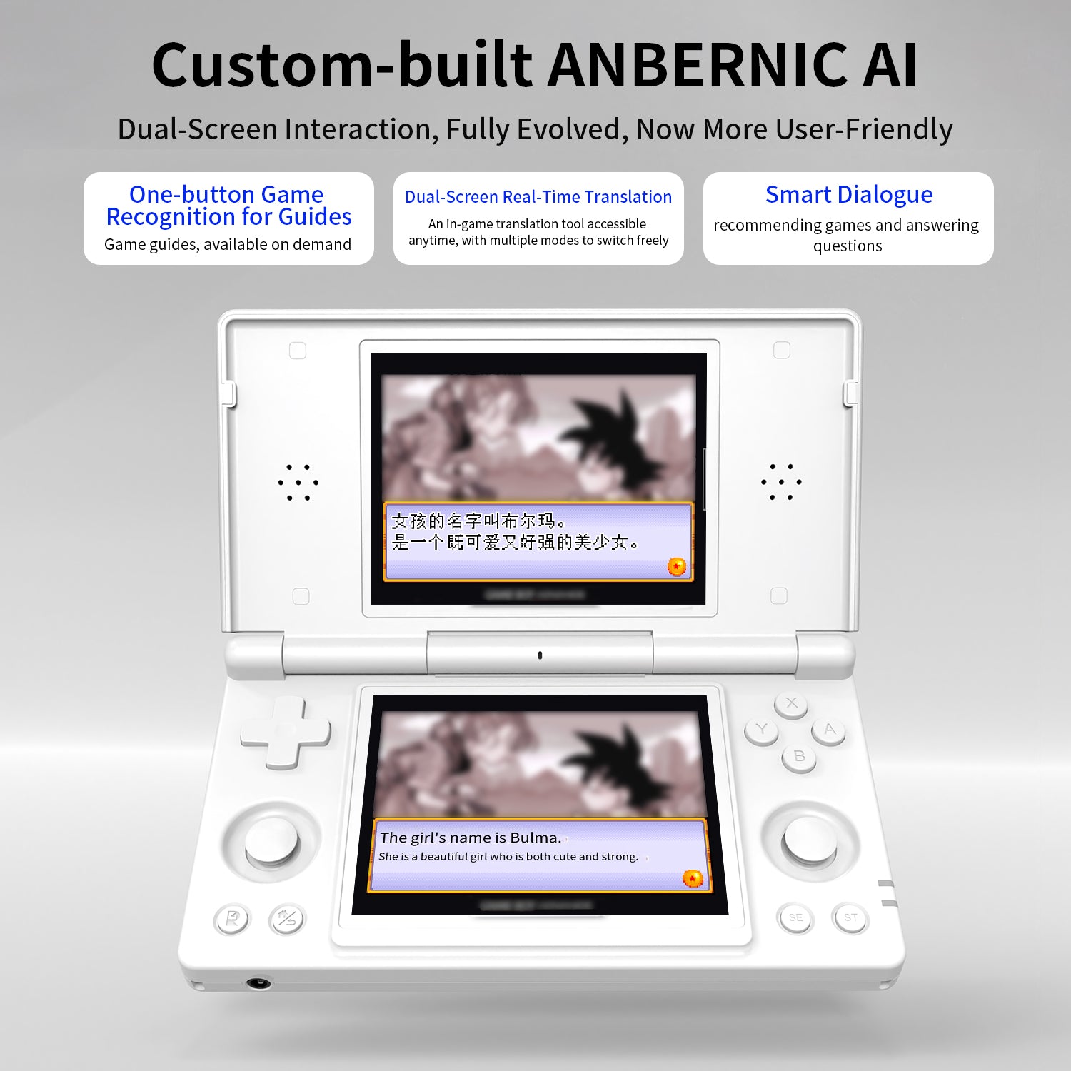 Anbernic RG DS 【Dual Screen】Handheld Game Console