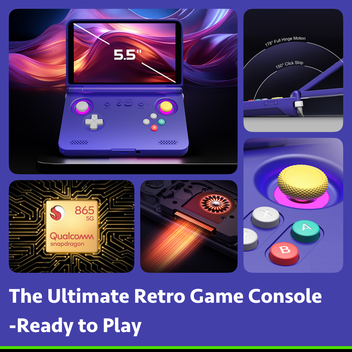 【Pre-configured】Retroid Pocket Flip2 (25K+ Games Pre-installed)