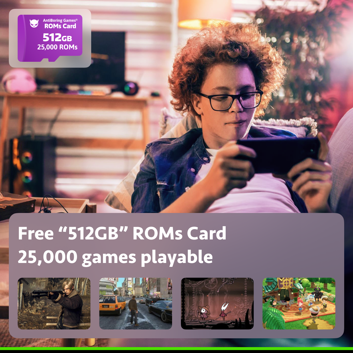 【Pre-configured】Retroid Pockect 5 Handheld (25K+ Games Pre-installed)
