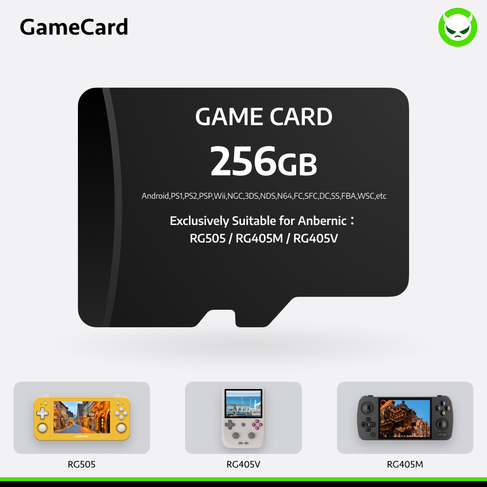 【Superb Games Cards】Suitable for All Anbernic and Powkiddy Console Compatible with ARCADE/V-ARCADE/MAME/PINAL BURN/CPS1/CPS2/CPS3/MSX/PCE/NES/GB/SNES/N64/GBC/GBA/NDS/OPEN BOR/PORTS/SMS/MD/GG/DC/NG/NGP/NGPC/PS1/PSP/PS2/WII&NGC/MAME/FC/SFC/WSC/GENESIS/NAOMI
