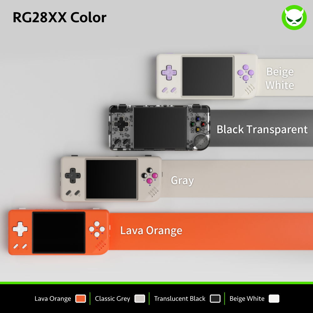 Anbernic RG28XX Handheld Game Console 【35 Emulators & Over 20K Games Pre-installed】