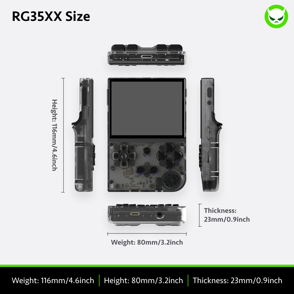 Anbernic RG35XX Handheld Game Console 【19 Emulators & Over 18K Games Pre-installed】