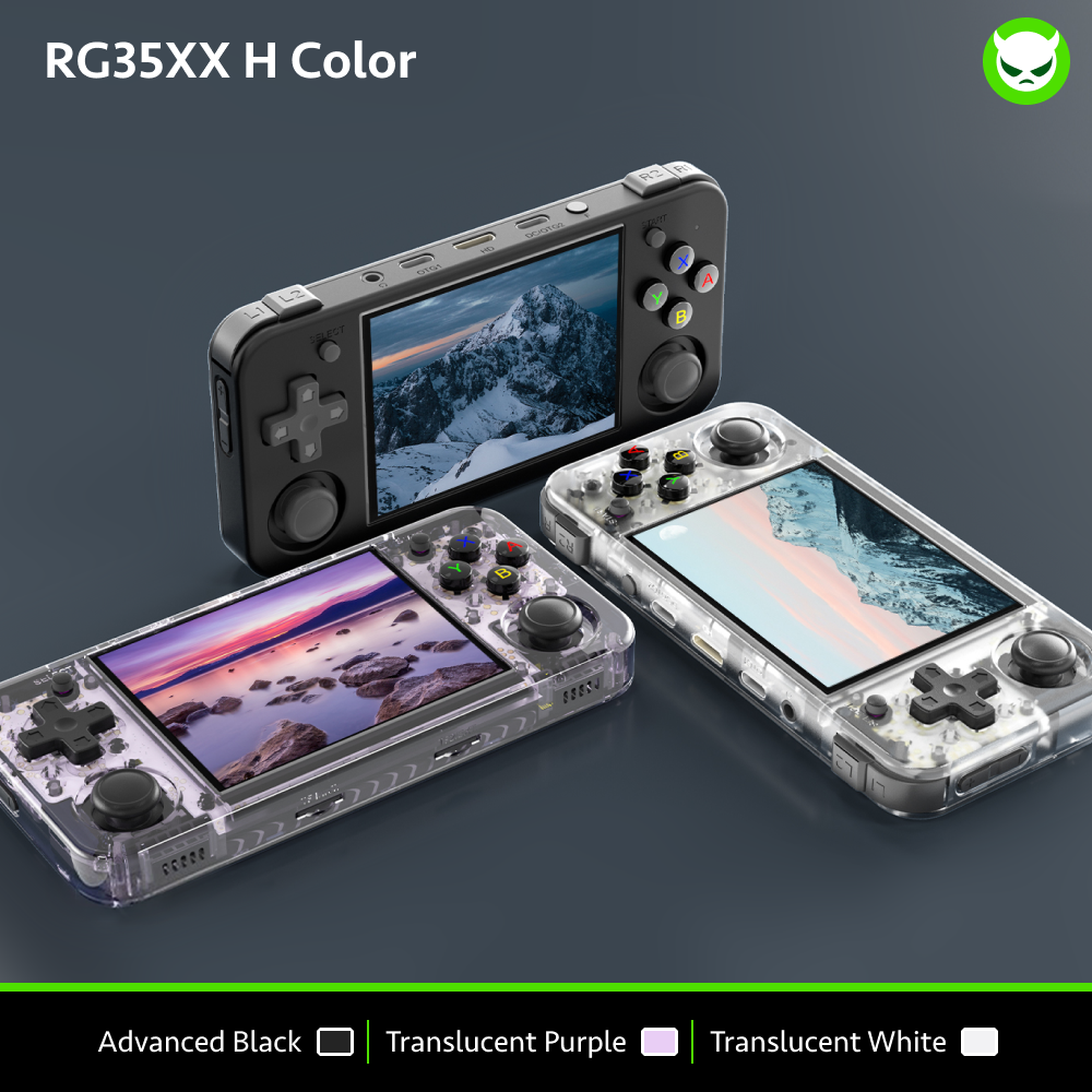 Anbernic RG35XX H Handheld Game Console 【35 Emulators & Over 18K Games Pre-installed】