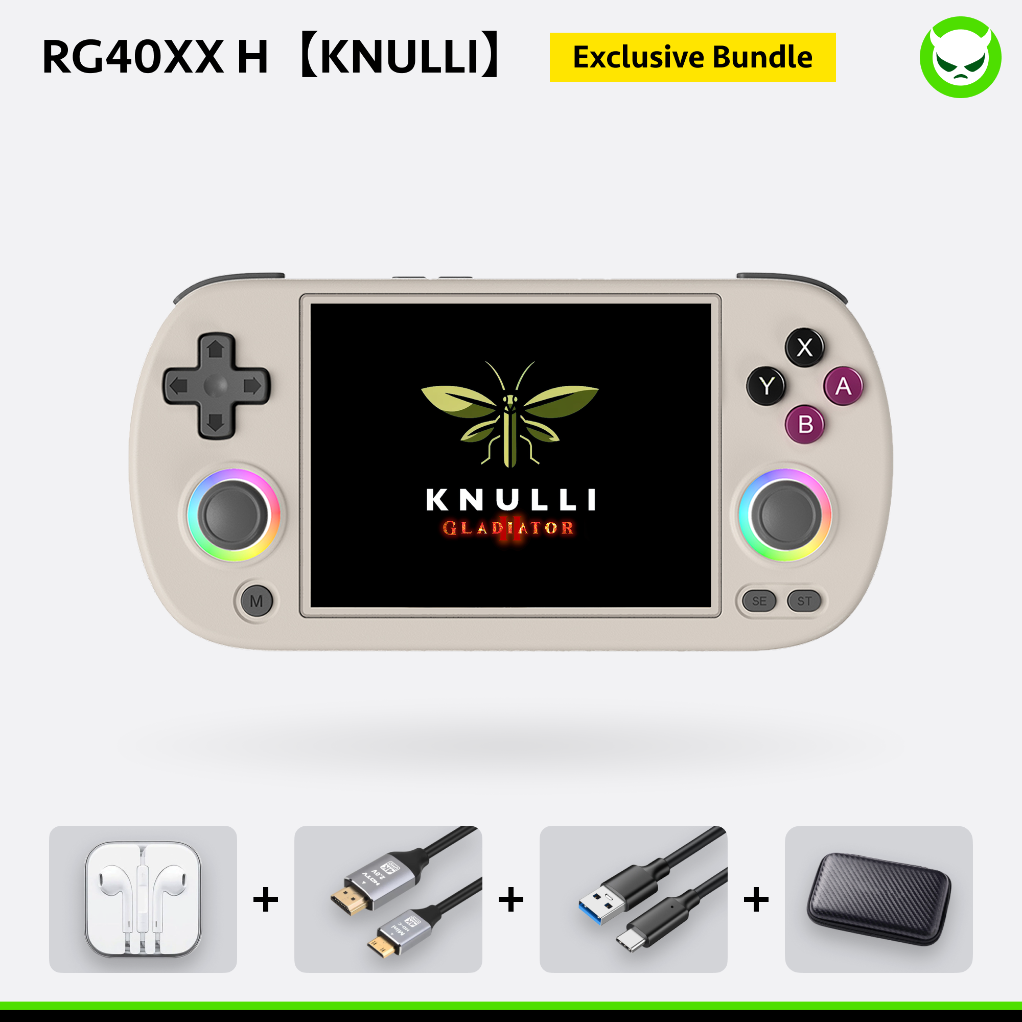 Anbernic RG40XXH【2026 New KNULLI System Upgrade】