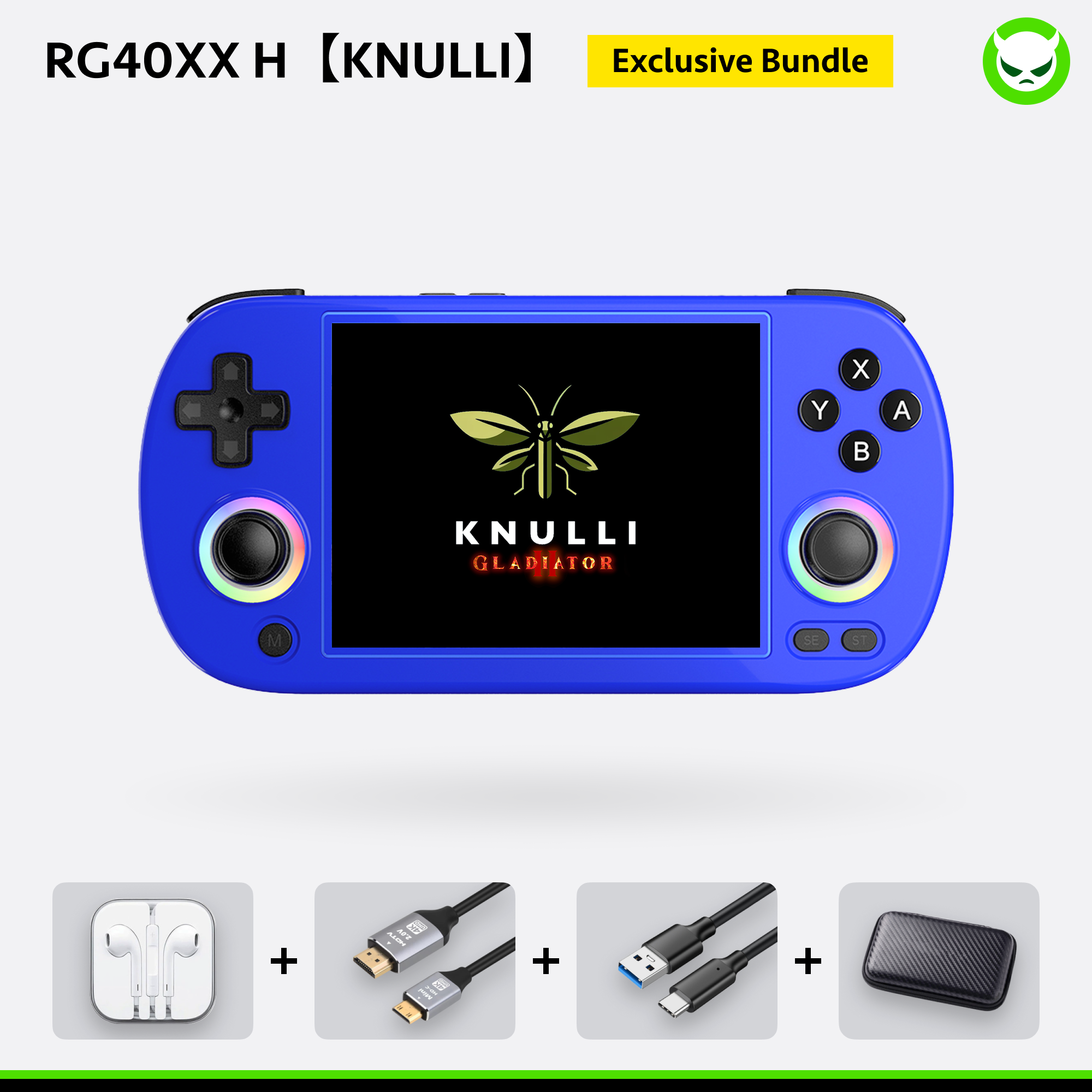 Anbernic RG40XXH【2026 New KNULLI System Upgrade】