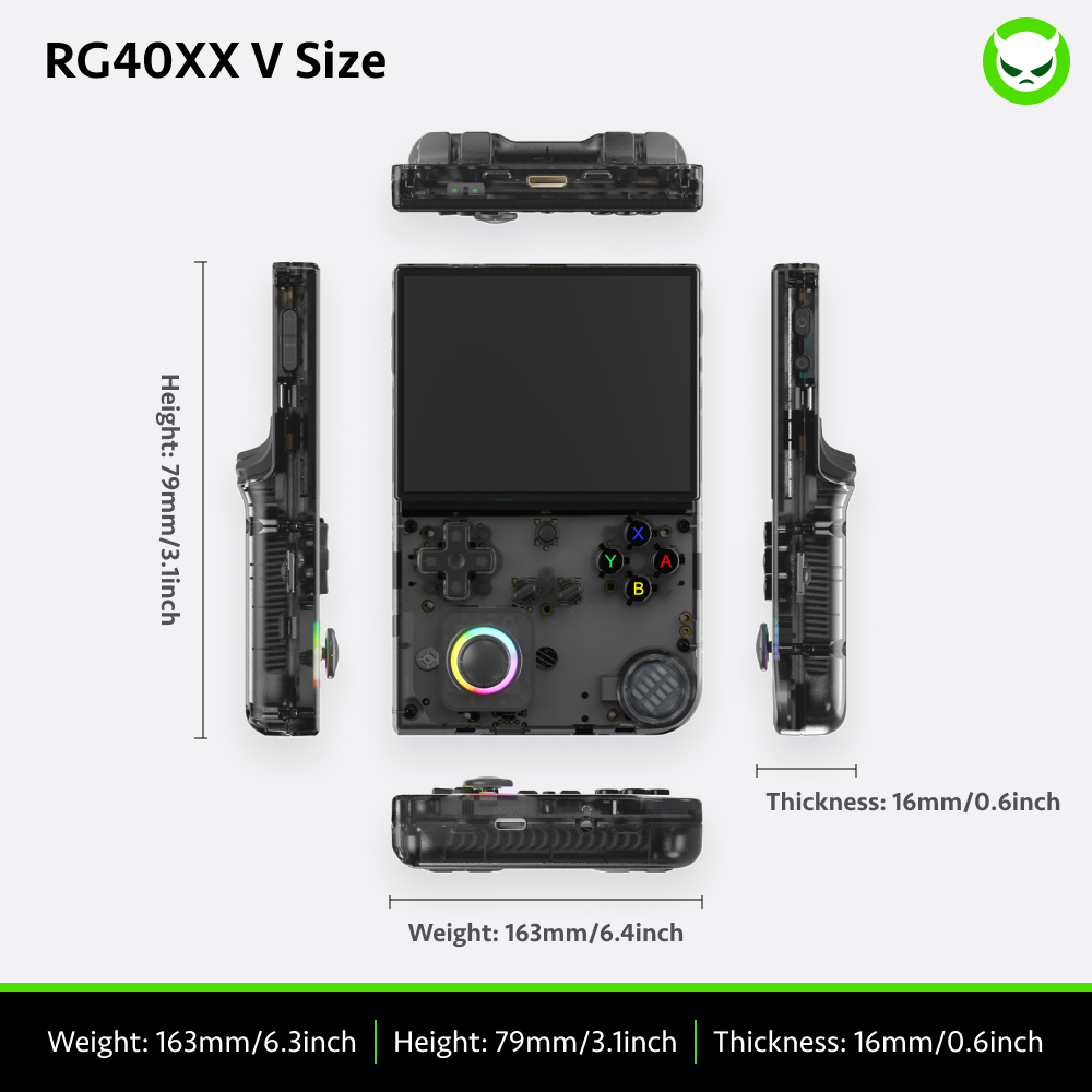 Anbernic RG40XX V Handheld Game Console 【35 Emulators & Over 20K Games Pre-installed】
