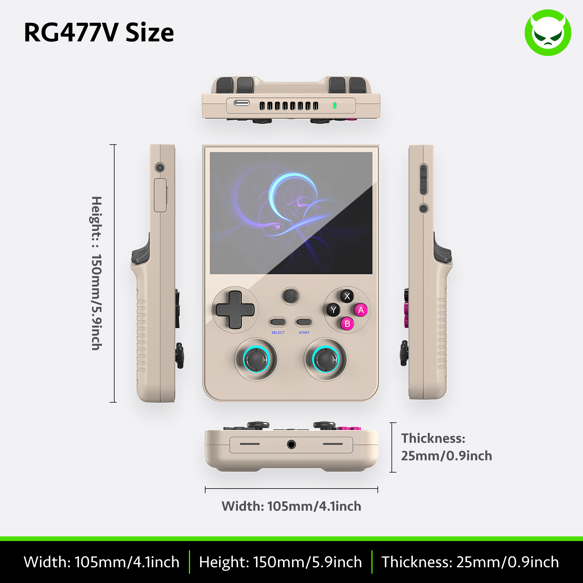Anbernic RG477V Handheld Console Ready to Play