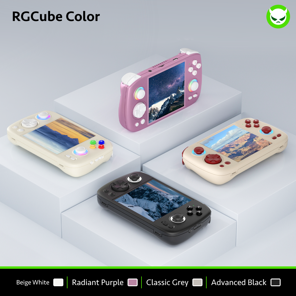 Anbernic RG Cube Handheld Game Console 【30 Emulators & Over 42K Games Pre-installed】
