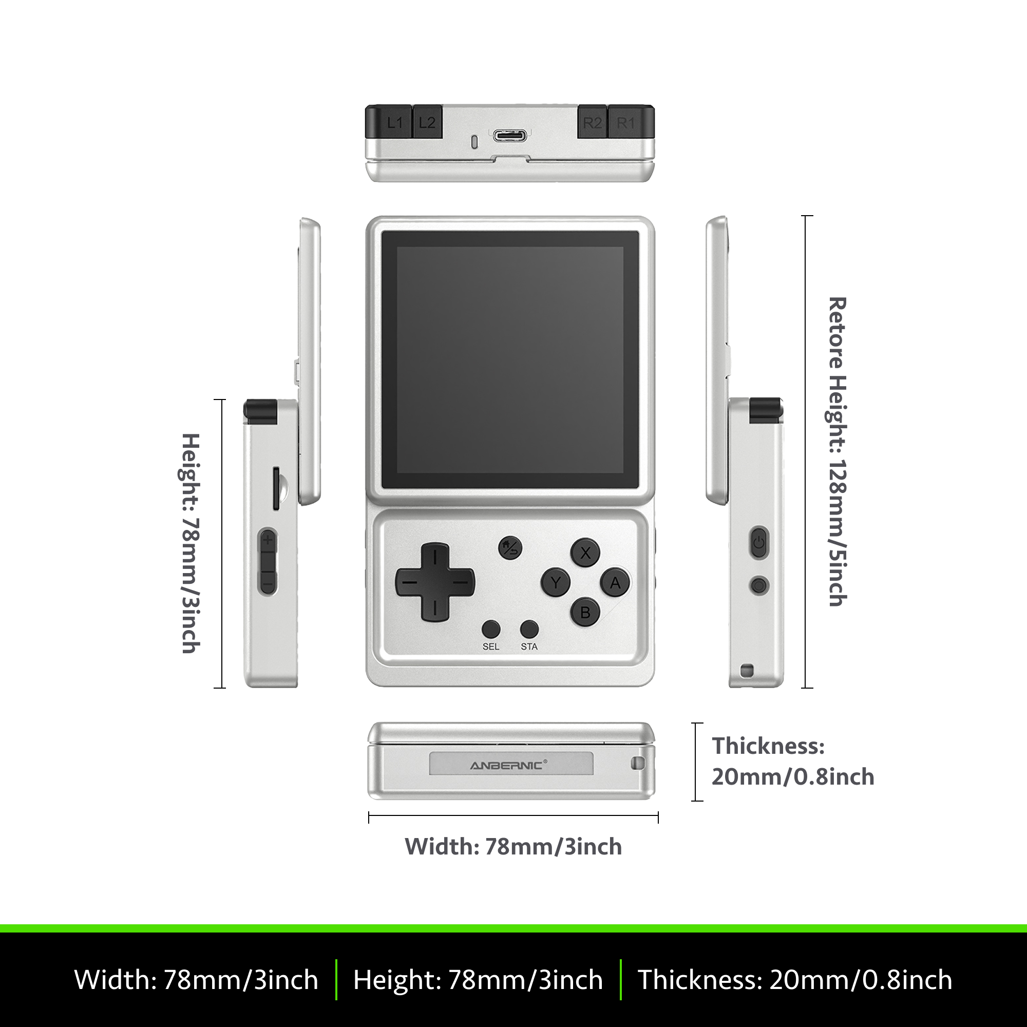 Anbernic RG Rotate | Full Pre-configured🚩
