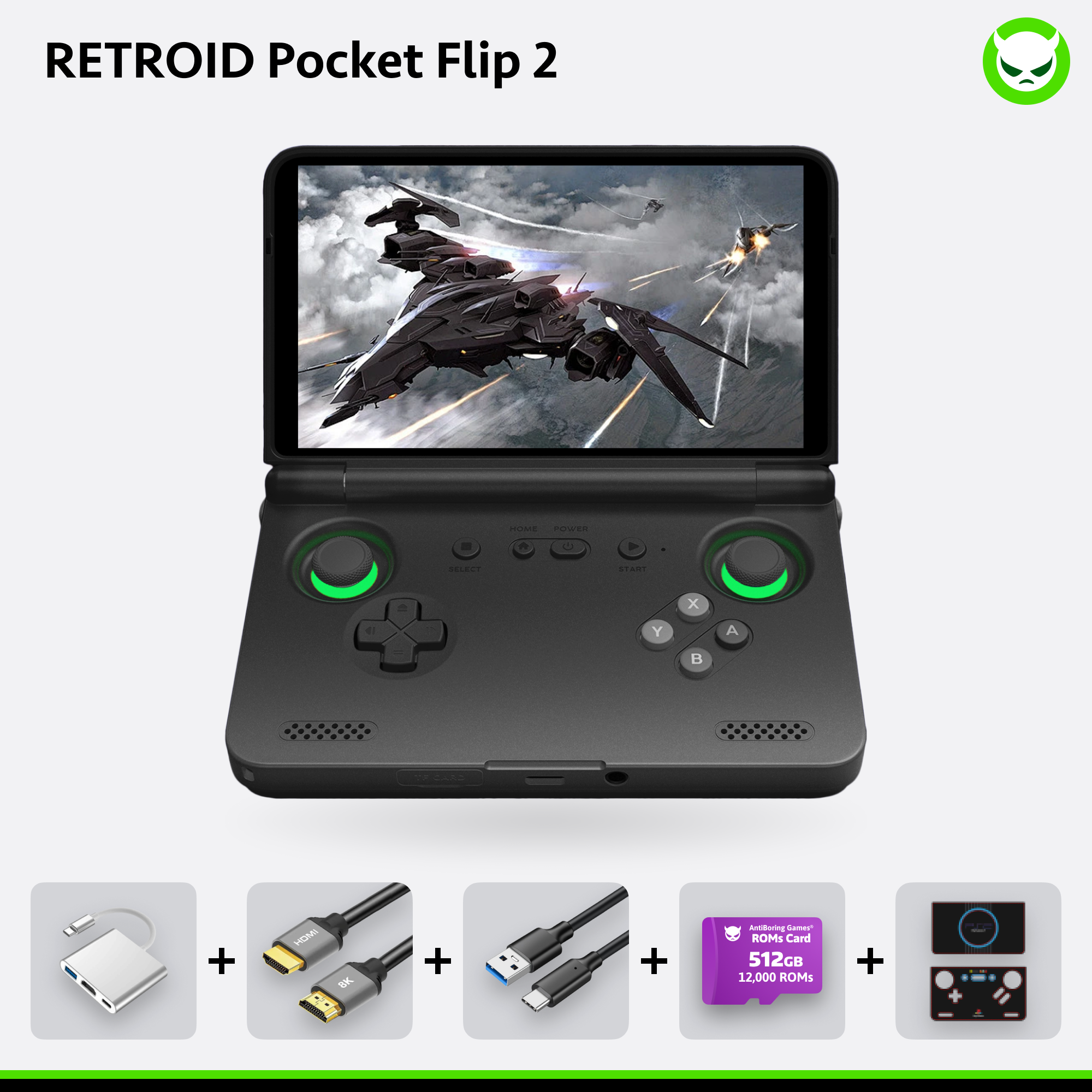 【Vorkonfiguriert】Retroid Pocket Flip 2