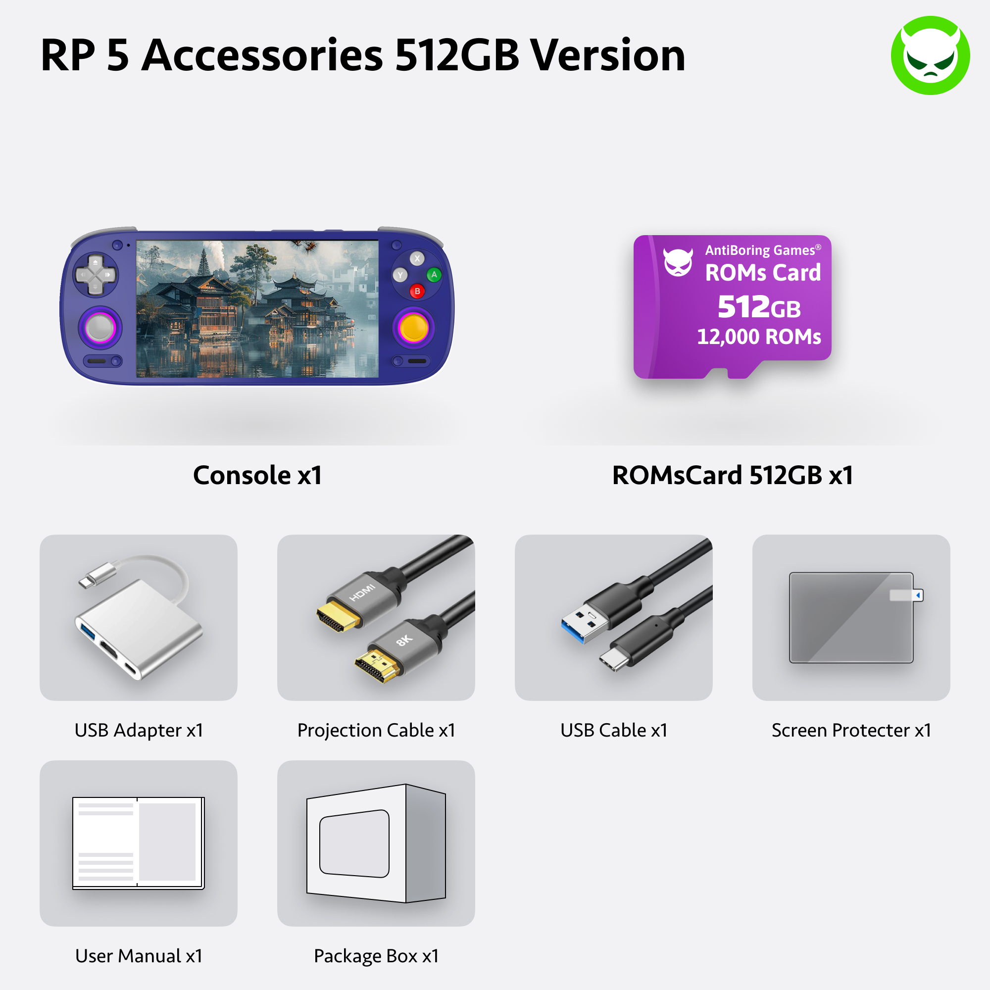 【Préconfiguré】Console portable Retroid Pocket 5