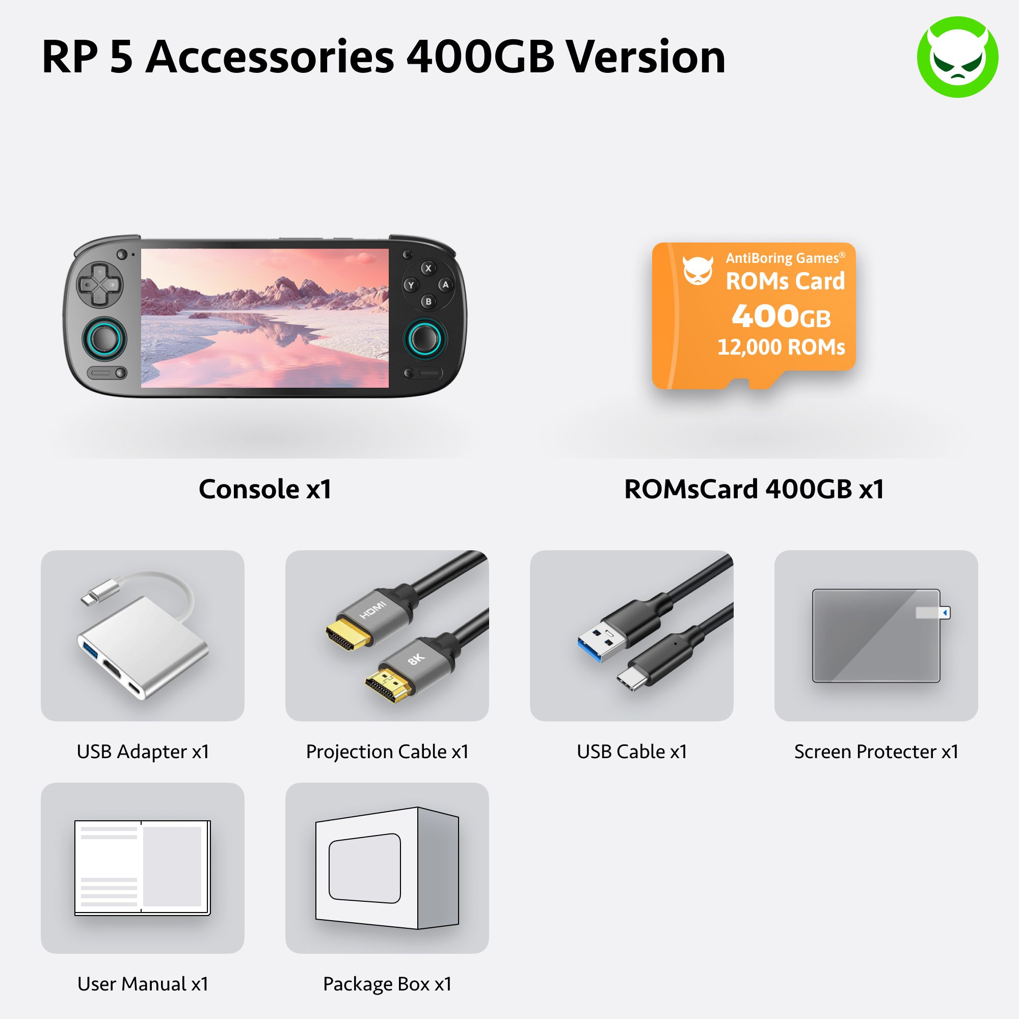 【Préconfiguré】Console portable Retroid Pocket 5
