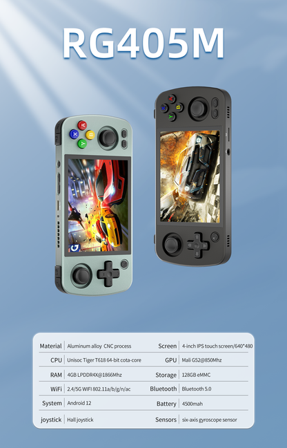 Anbernic RG405M Handheld Game Console 【26 Emulators & Over 31K Games Pre-installed】
