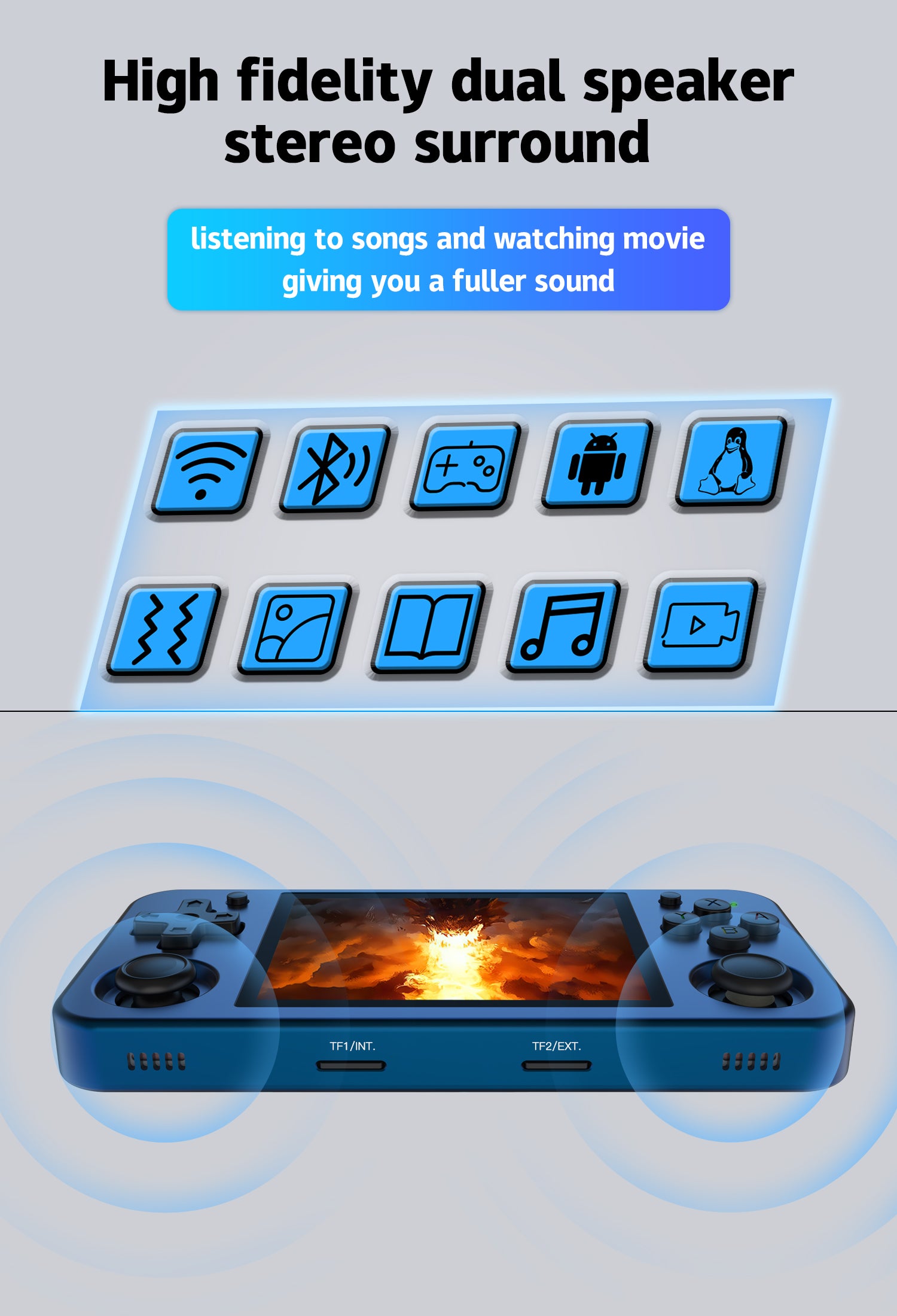 Anbernic RG353M Handheld Game Console 【28 Emulators & Over 34K Games Pre-installed】