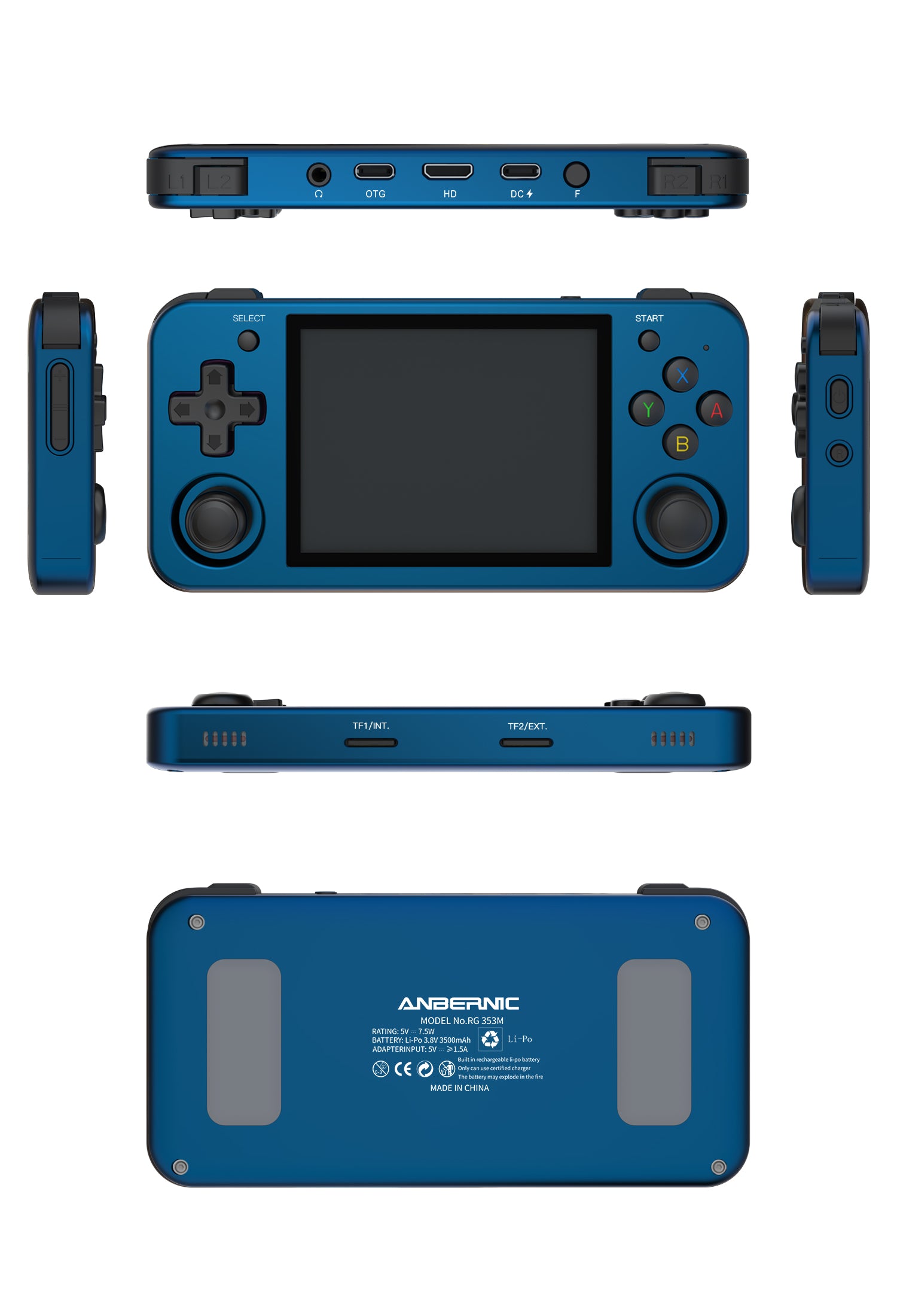 Anbernic RG353M Handheld Game Console 【28 Emulators & Over 34K Games Pre-installed】