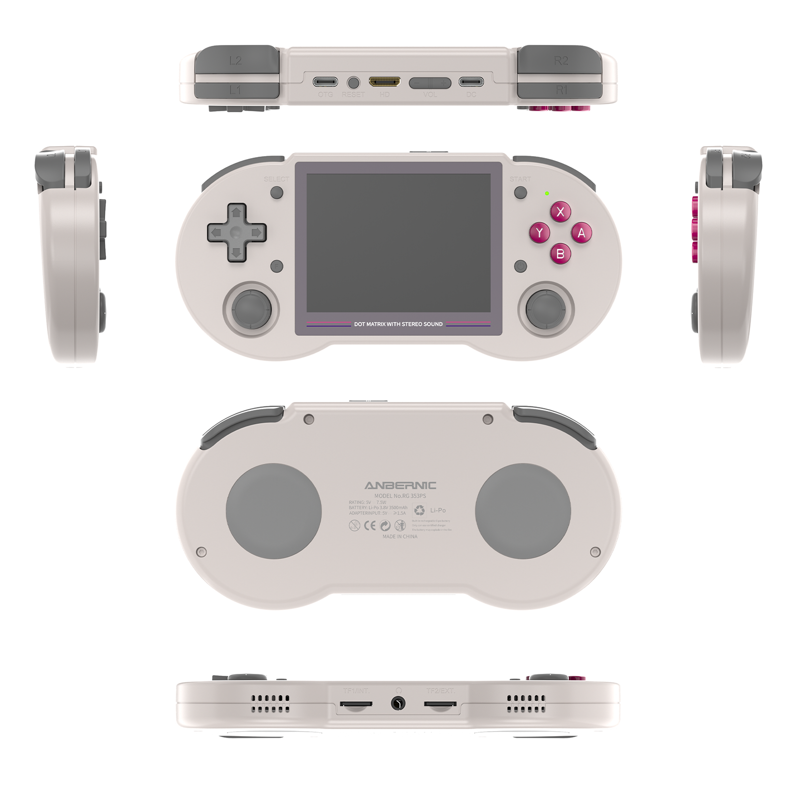 Anbernic RG353PS Handheld Game Console 【28 Emulators & Over 34K Games Pre-installed】