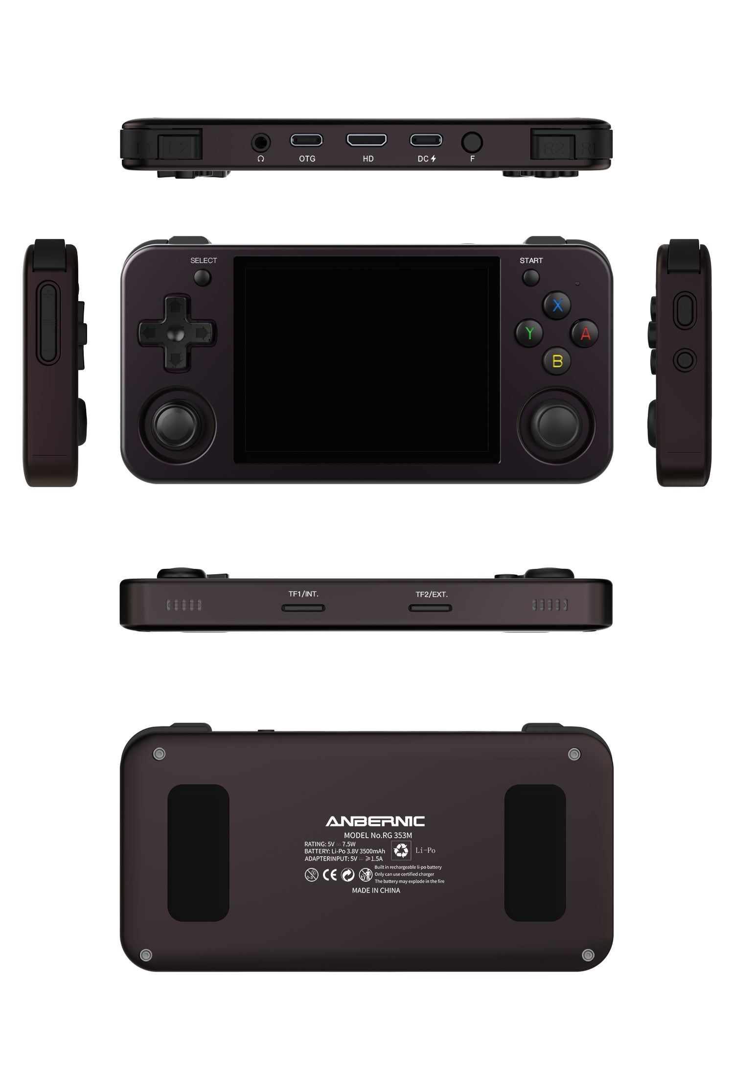 Anbernic RG353M Handheld Game Console 【28 Emulators & Over 34K Games Pre-installed】