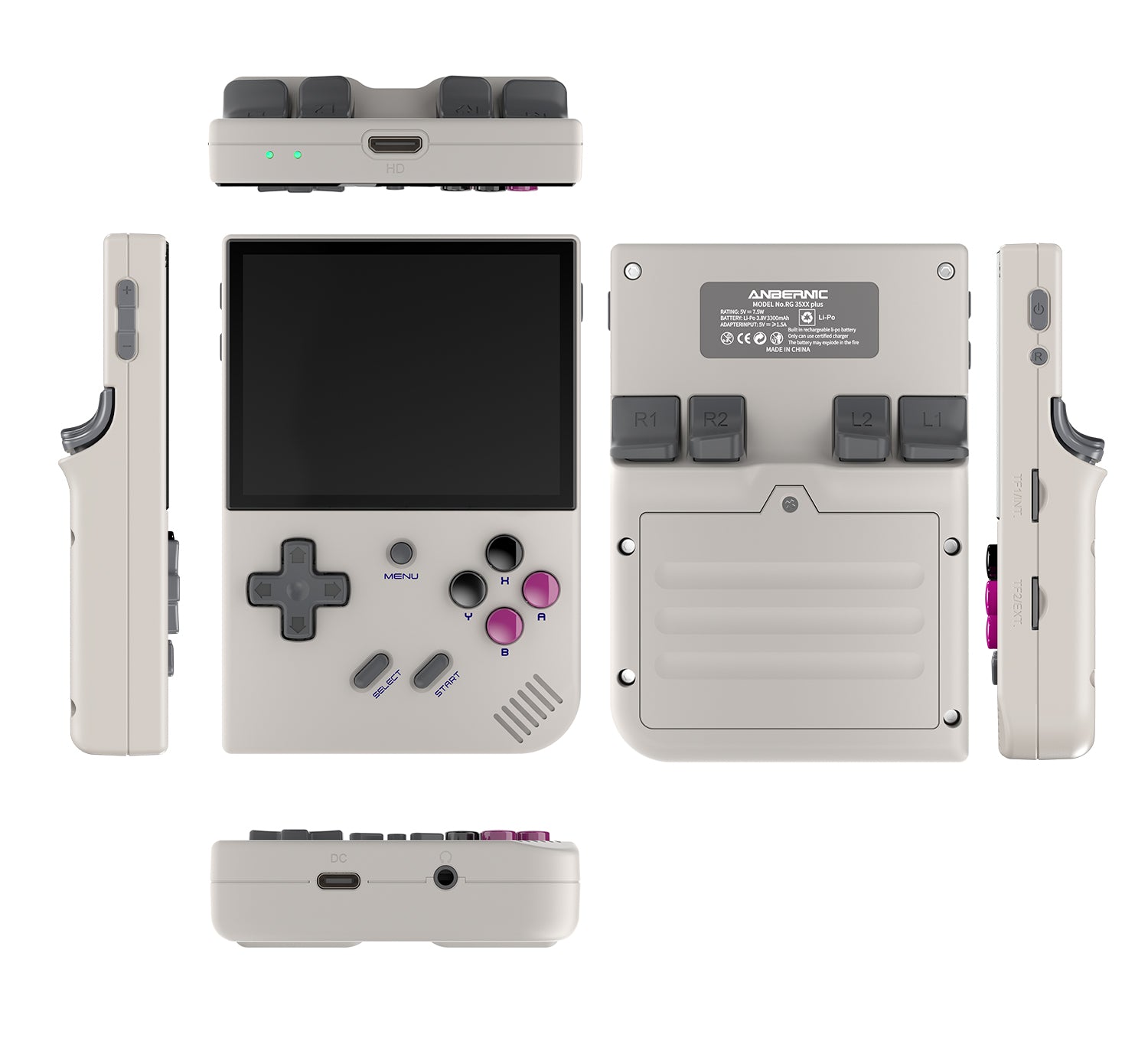 Anbernic RG35XX Plus Handheld Game Console 【35 Emulators & Over 18K Games Pre-installed】