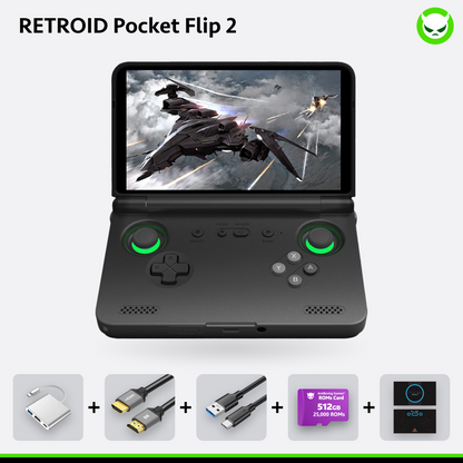 【Pre-configured】Retroid Pocket Flip2 (25K+ Games Pre-installed)