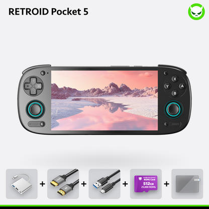 【Pre-configured】Retroid Pockect 5 Handheld (25K+ Games Pre-installed)