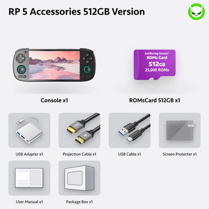 【Pre-configured】Retroid Pockect 5 Handheld (25K+ Games Pre-installed)