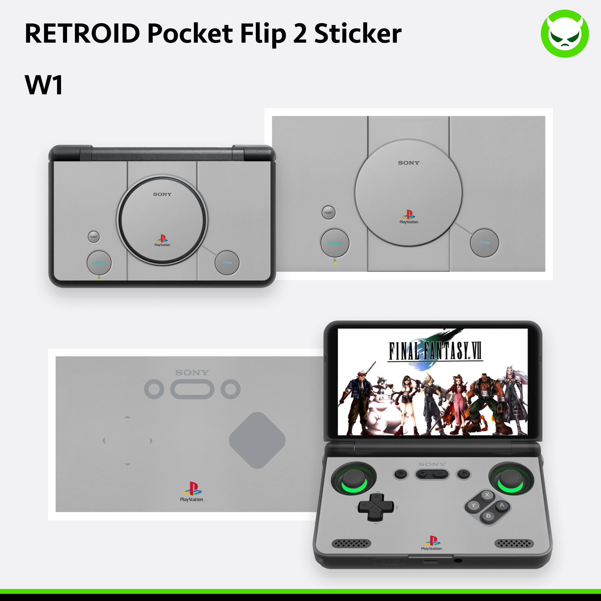 Retroid Pocket Flip 2 Customized Skin