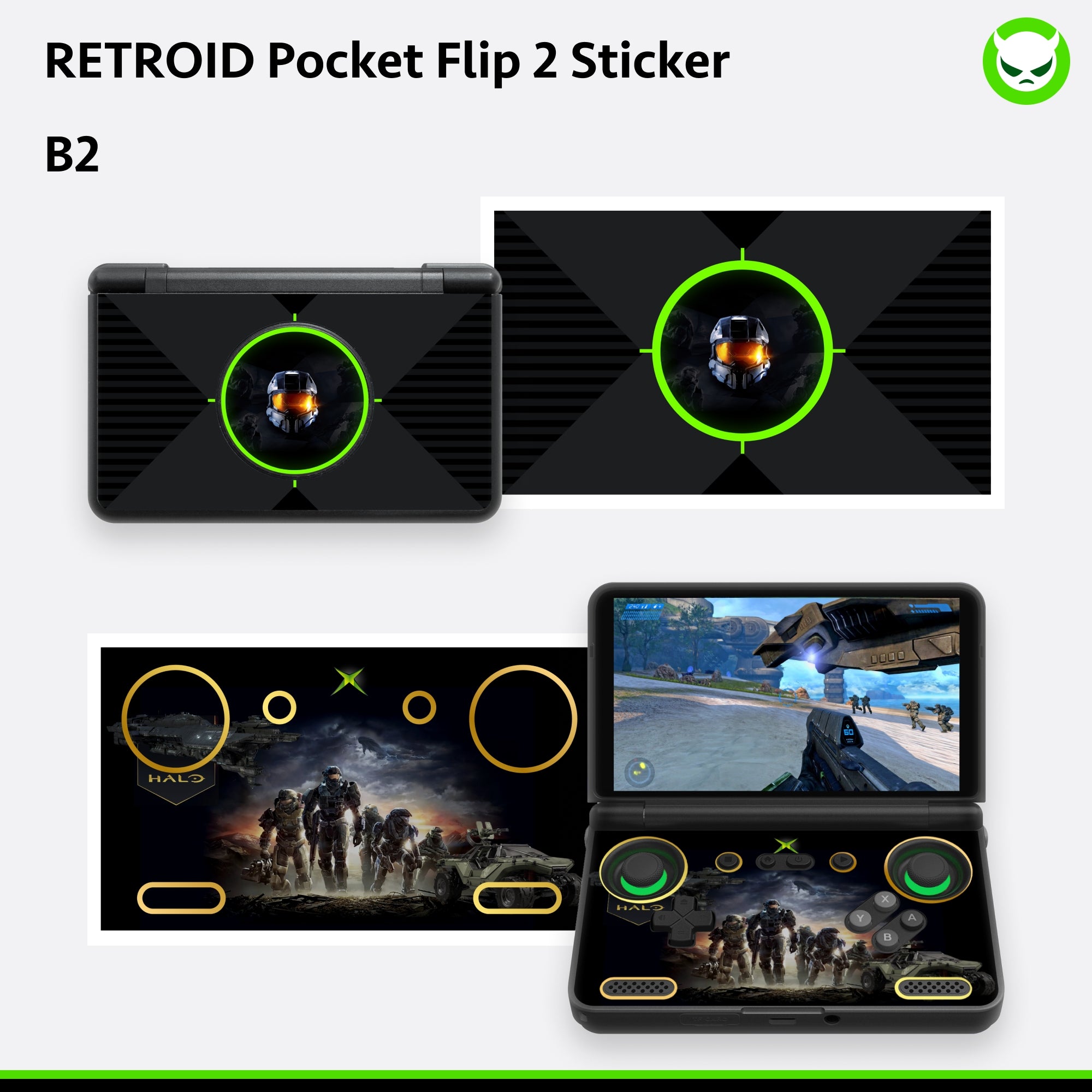 Retroid Pocket Flip 2 Customized Skin