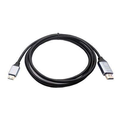 【4K UHD】Câble Mini HDMI vers HDMI 1,8 m, Coque en aluminium, Cœur en cuivre, High-wings (4K 60Hz), Cordon HDMI vers Mini HDMI Mâle Bidirectionnel 2.0, pour HDTV, Tablette, Caméra et Caméscope, Compatible Anbernic RG35XX/353V/353VS/353M/353PS
