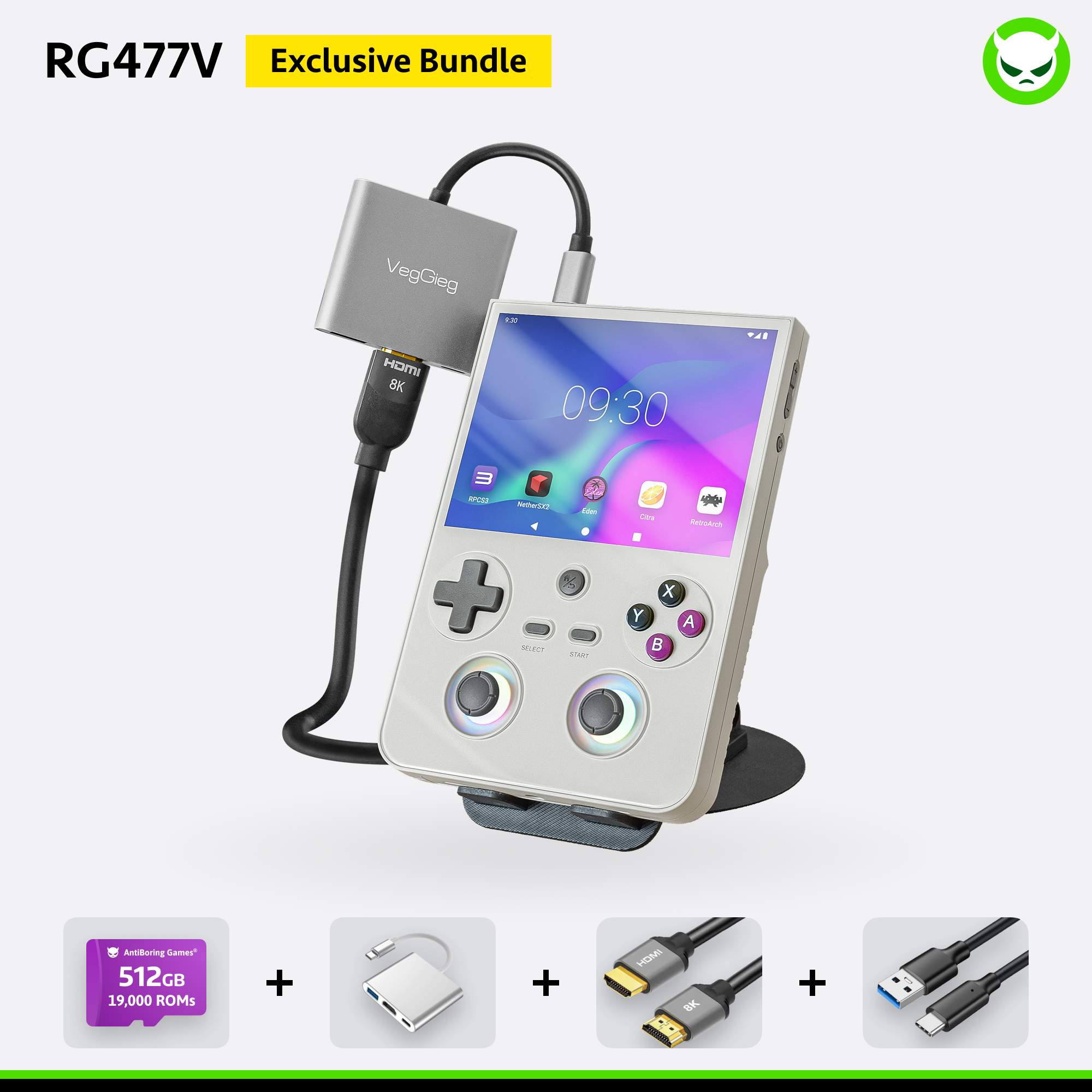 Anbernic RG477V Handheld Console Ready to Play