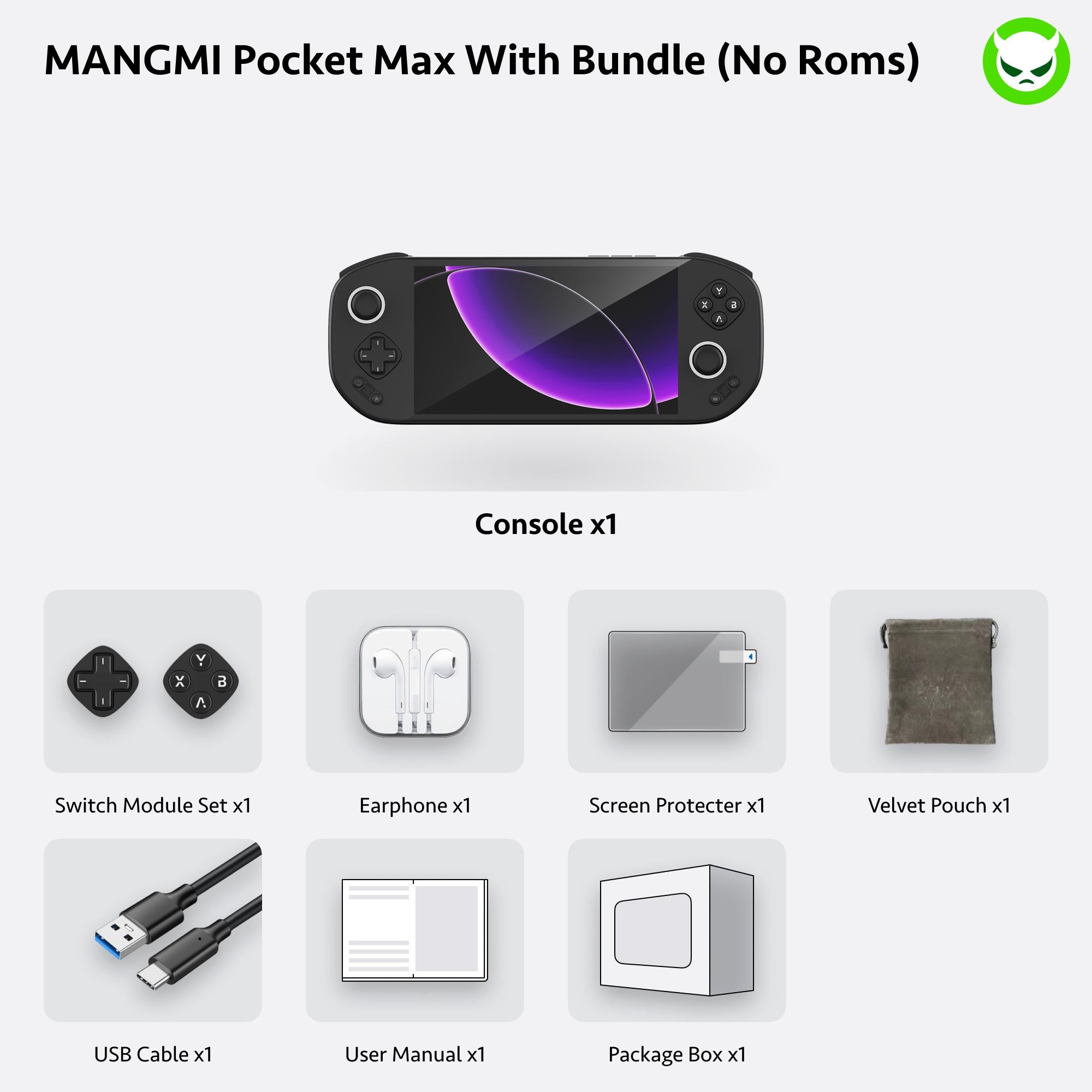 MANGMI Pocket Max| Full Pre-configured🚩