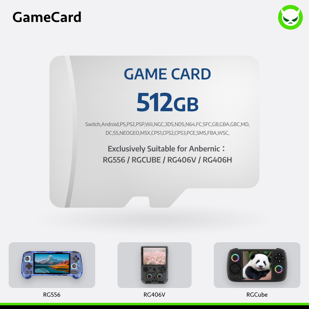 【Superb Games Cards】Suitable for All Anbernic and Powkiddy Console Compatible with ARCADE/V-ARCADE/MAME/PINAL BURN/CPS1/CPS2/CPS3/MSX/PCE/NES/GB/SNES/N64/GBC/GBA/NDS/OPEN BOR/PORTS/SMS/MD/GG/DC/NG/NGP/NGPC/PS1/PSP/PS2/WII&NGC/MAME/FC/SFC/WSC/GENESIS/NAOMI