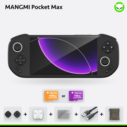MANGMI Pocket Max | 👍Full Pre-configured🚩SD865 Chipset🚩TMR joystick🚩7' Screen Handheld