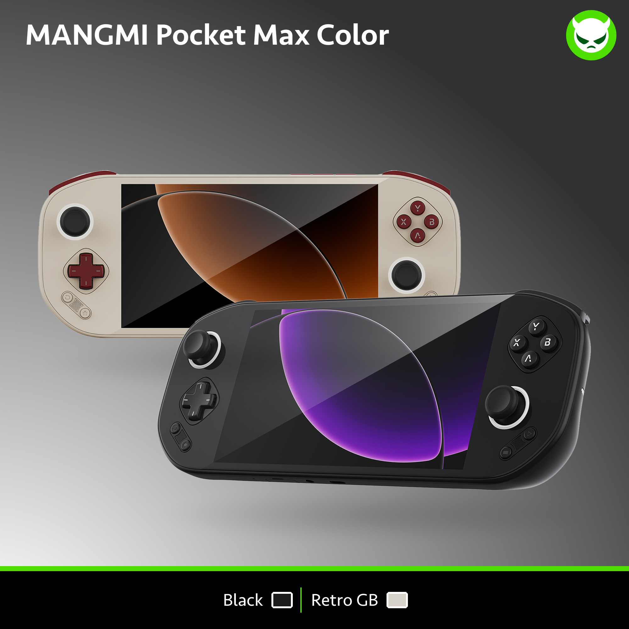 MANGMI Pocket Max | Full Pre-configured🚩SD865 Chipset🚩TMR joystick🚩7' Screen Handheld