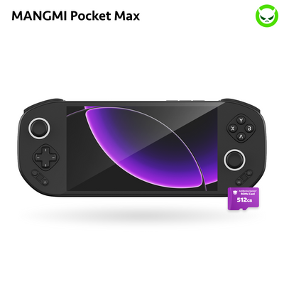 MANGMI Pocket Max | Full Pre-configured🚩SD865 Chipset🚩TMR joystick🚩7' Screen Handheld