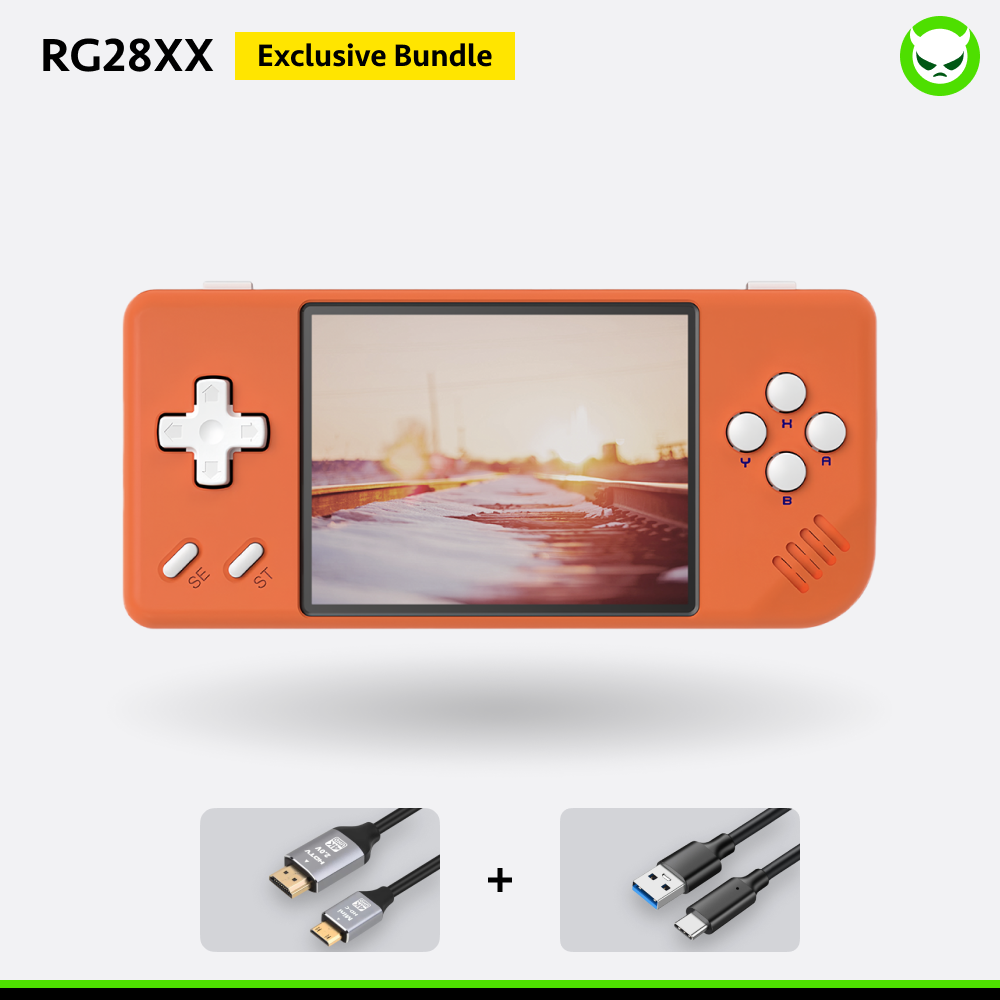 Anbernic RG28XX Handheld Game Console 【35 Emulators & Over 20K Games Pre-installed】