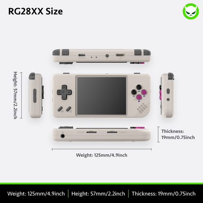 Anbernic RG28XX Handheld Game Console 【35 Emulators & Over 20K Games Pre-installed】