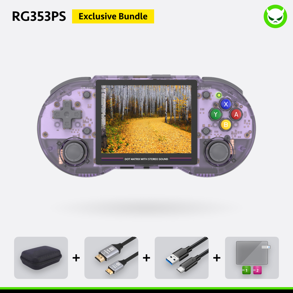 Anbernic RG353PS Handheld Game Console 【28 Emulators & Over 34K Games Pre-installed】