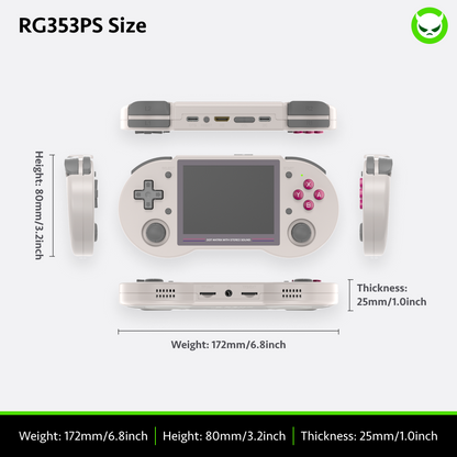 Anbernic RG353PS Handheld Game Console 【28 Emulators & Over 34K Games Pre-installed】