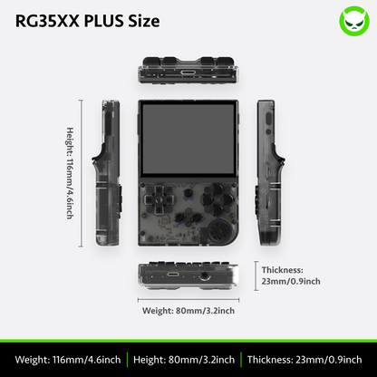 Anbernic RG35XX Plus Handheld Game Console 【35 Emulators & Over 18K Games Pre-installed】