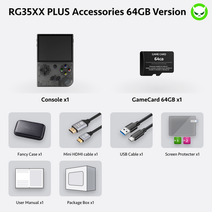 Anbernic RG35XX Plus Handheld Game Console 【35 Emulators & Over 18K Games Pre-installed】