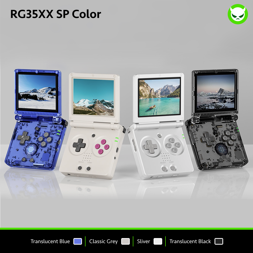 Anbernic RG35XX SP Handheld Game Console 【35 Emulators & Over 18K Games Pre-installed】